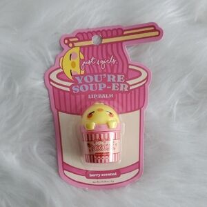Just 4 Girls You're Soup-er Lip Balm Berry Scented NWT Sealed